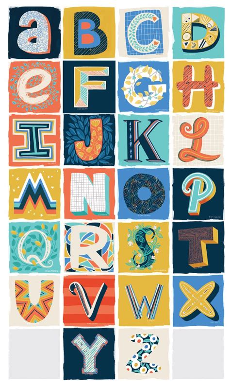 Unfollow alphabet poster to stop getting updates on your ebay feed. Sam's Alphabet Art Prints - Sam Osborne - Design ...