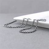 Heavy Silver Chain Necklace Pictures