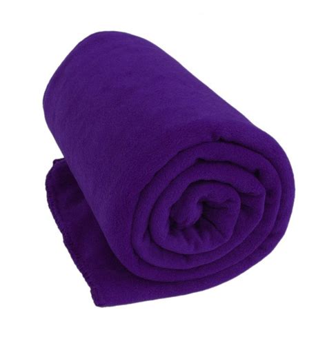 purple fleece blanket etsy