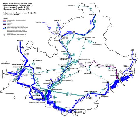 Provence Rail Map