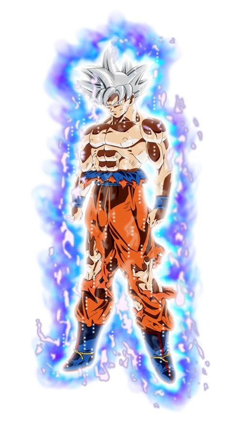 Goku Mastered Ultra Instinct Aura By Benj San Anime Dragon Ball Super