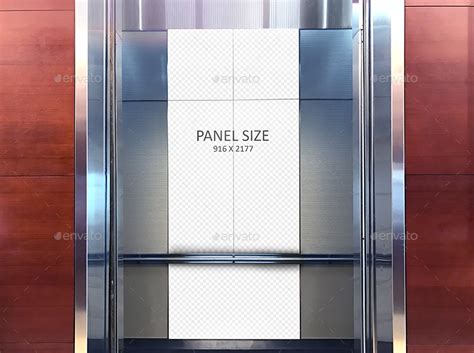 Download Elevator Ad Mural PSD Mockup by _MockPro_ | GraphicRiver