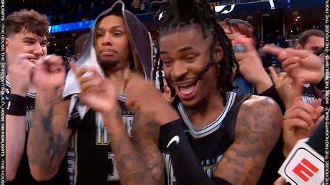 Ja Morant And The Grizzlies Postgame Celebrations Are Youtube
