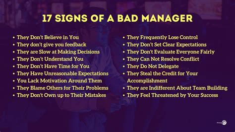 17 Signs Of A Bad Manager And How To Deal With Them A Blog Site