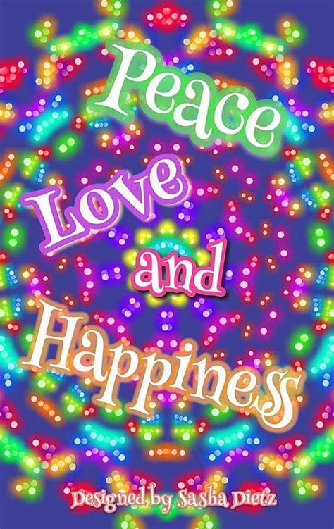 Peace Love Happiness Sparkles Digital Art By Kelli Ann Dietz Pixels