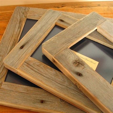Barnwood Frame 8x10 Handmade From Reclaimed Weathered Wood Rustic