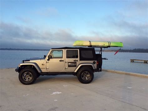 Jeep Jk Sahara With Kayak Rack In Florida Kayak Rack Jeep Wrangler