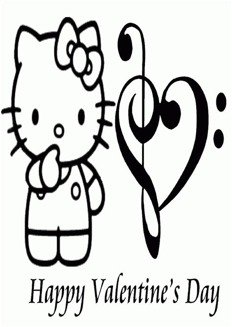 < h3> free hello kitty coloring pages. Free Printable Hello Kitty Valentine Coloring Pages ...
