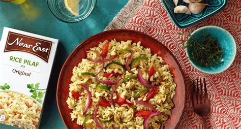 Near east® rice pilaf comes with a separate packet containing a unique blend of herbs, spices and other special ingredients to create an authentic flavor! Whjeat Pilaf Near East : This recipe will use only a ...