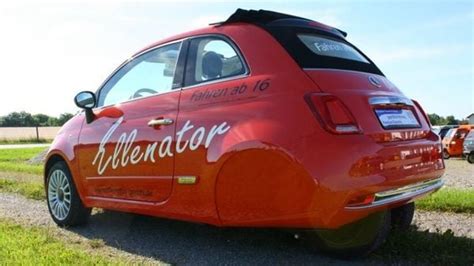 This Custom Fiat 500 Is A Three Wheeler With Four Wheels Ht Auto