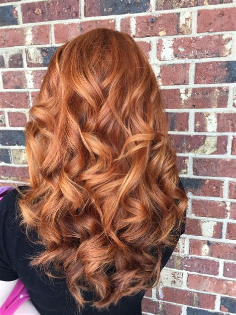 Copper Hair Fall Hair Gingers Redheads Baylage Hair Ginger Hair