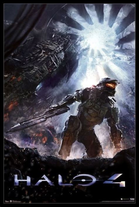 Halo 4 Laminated And Framed Poster 24 X 36
