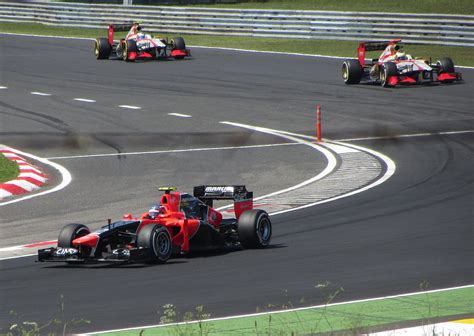Die formel 1 führt schon diese saison sprintrennen ein. Marussia Formel 1 Wagen, gesehen auf dem F-1 Rennen am 29 ...
