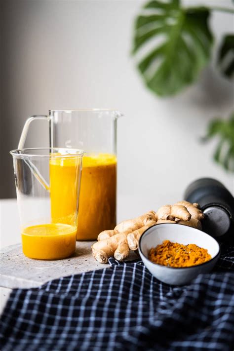 Geniale Vitamin C Bombe Ingwer Kurkuma Shot