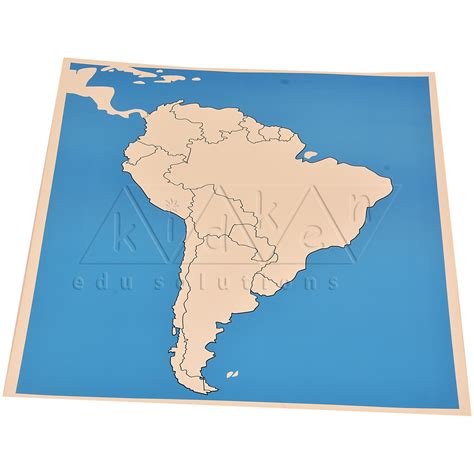 Control Map South America Unlabeled Kidken Edu Solutions