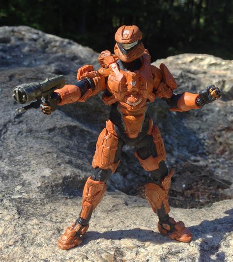 Halo 4 Series 2 Review Rust Spartan Scout Figure Mcfarlane Toys