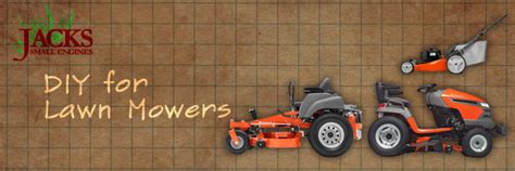 The instructions come as a downloadable pdf file or you can click on each step right on the website. Lawn Mower DIY - Fix & Repair Your Lawn Mower