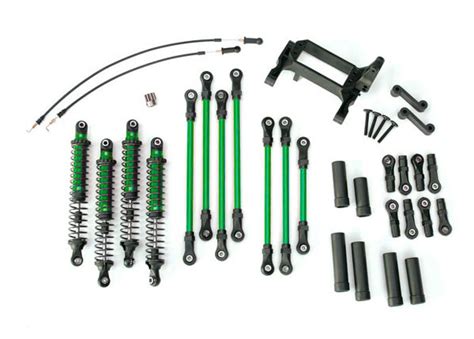 Long Arm Lift Kit TRX 4 Complete Includes Green Powder Coated Links