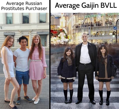 Average Russian Prostitutes Purchaser Vs Average Gaijin Bvll Wmaf Amwf Know Your Meme
