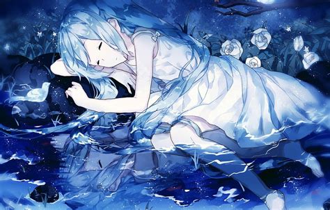 Sleeping Anime Girl Wallpapers Wallpaper Cave