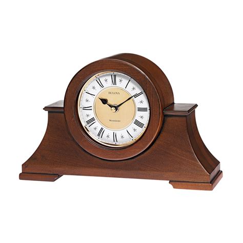 Bulova Cambria Mantel Clock With Westminster Chime Model B1765