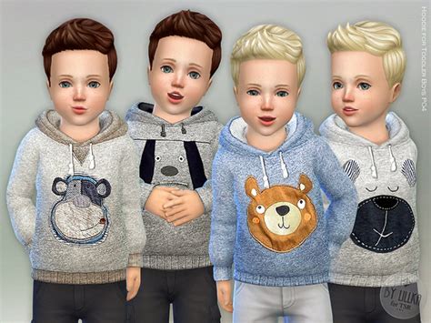 Hoodie For Toddler Boys P04 By Lillka At Tsr Sims 4 Updates