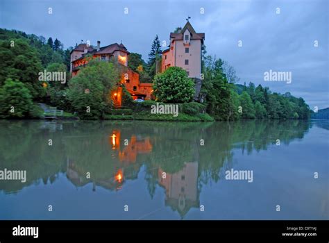 Castle Wernstein On Inn River Austria Stock Photo Royalty Free Image