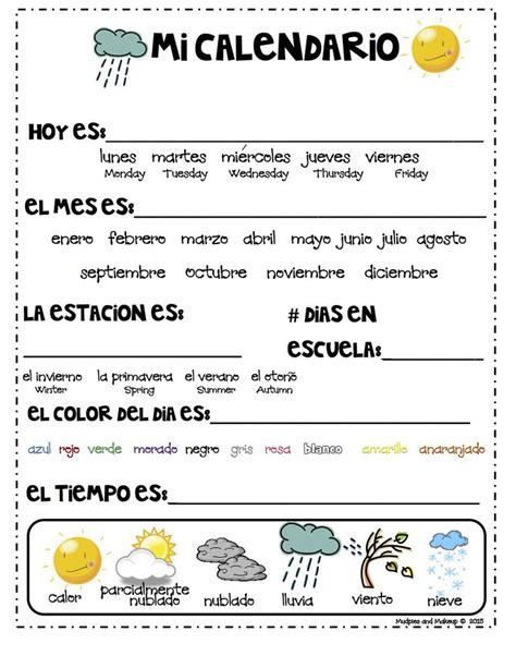 ⭐ vocabulario sobre el clima en inglés y español. Fichas para trabajar el tiempo en infantil y primaria mi ...
