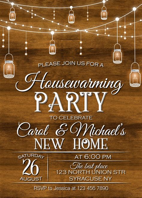 Housewarming Party Invitation New Home Party Invitation Etsy