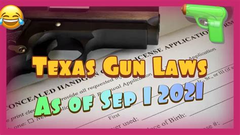 Texas New Gun Laws Permitless Carry Here Are The New Texas Gun