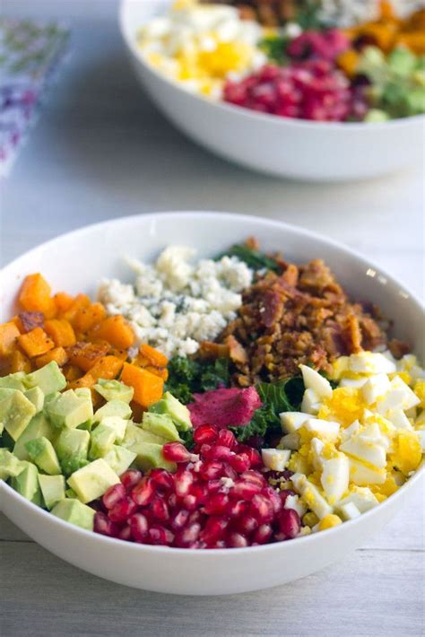 Fall Cobb Salad With Cranberry Dressing We Are Not Martha Cobb