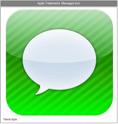 Apple Files Trademark For Messages Icon Patently Apple
