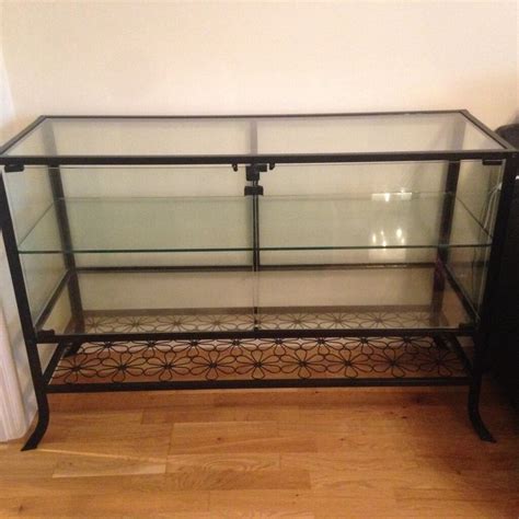 Find a buffet, bar or kitchen cabinet, sideboard, or trunk on kijiji i have an ikea display glass cabinet in very good to excellent condition. IKEA Klingsbo black glass display cabinet - originally £ ...