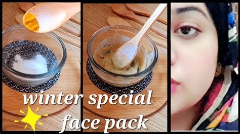 Finally I Reveald My Facewinter Face Pack For Dry Skin By Nadiatips