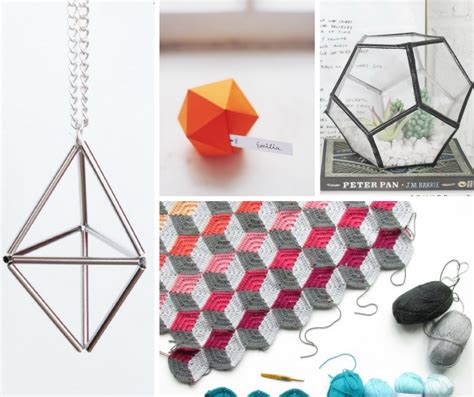 20 Diy Geometric Decor And Craft Ideas The Crafty Blog