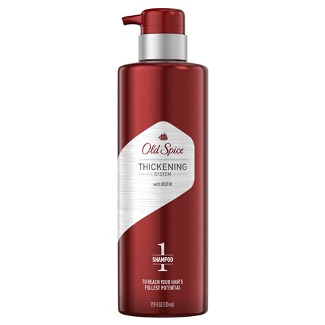 Old Spice Thickening System Shampoo For Men Infused With Biotin 179