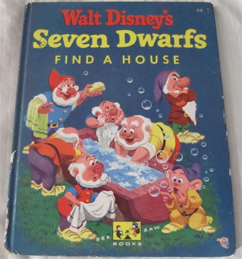 Walt Disneys Seven Dwarfs Find A House See Saw Book No S 2 C 1948 1952