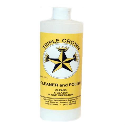 Triple Crown Glaze And Cleanerpolisher Shuffleboard Wax Thompson