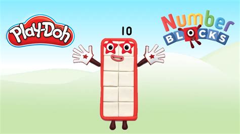Numberblocks Number Ten Play Doh How To Make Numberblocks Out Of Play
