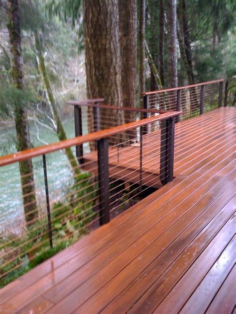 Look through diy cable deck railing pictures in different colors and styles and. Railing - Prairie style with horizontal emphasis | Deck ...