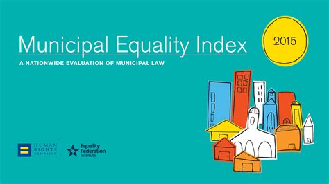 Hrc Releases 2015 Municipal Equality Index With Record Number Of
