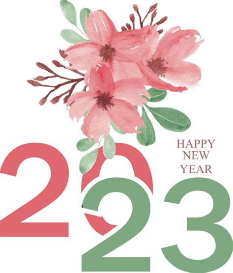 New Year Floral Design Flower Flower Bouquet For Happy New Year 2023