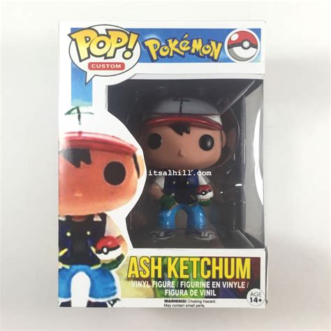 Ash Ketchum Pokemon Funko Pop Custom Funko Pop Figurine Pop Figurine Vinyl