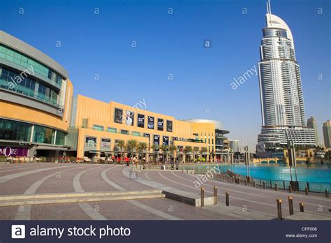 Downtown Dubai District Dubai Mall The Address Tower And Souk Al