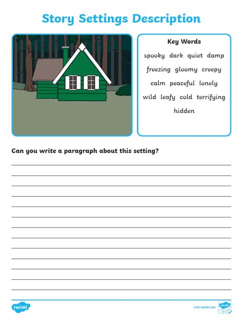 T L 8624 Story Settings Description Writing Frames Ver 6 Pdf