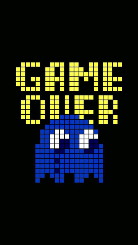 Pacman Game Over Gaming Icio Hd Phone Wallpaper Peakpx