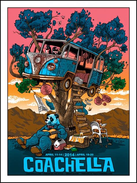 Inside The Rock Poster Frame Blog Tim Doyle Coachella Poster