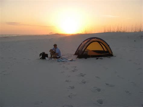 Tent Camping On Beach Destin Fl Summer Camping California