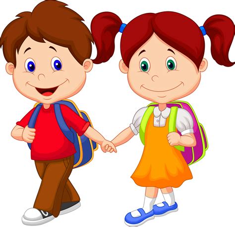 Children Going To School Clipart Kids Going To School Clipart Hd Png