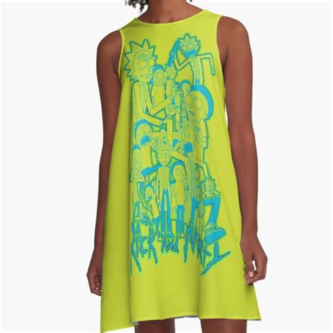 Rick And Morty Dress Redbubble